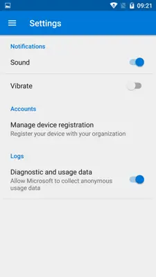 Microsoft Authenticator android App screenshot 2