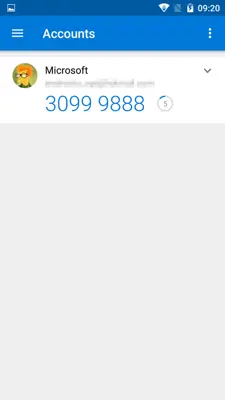 Microsoft Authenticator android App screenshot 3